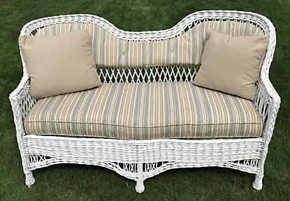 Antique Wicker Sofa