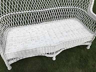 Antique Wicker Sofa