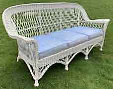 Antique Wicker Sofa 