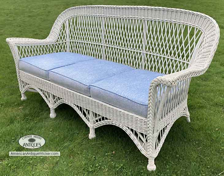 Antique Wicker  Sofa