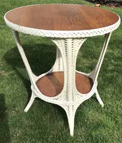Antique Wicker Table