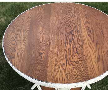 Antique Wicker Table