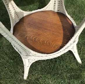 Antique Wicker Table
