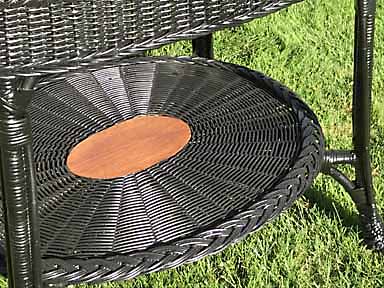 Antique Wicker Table