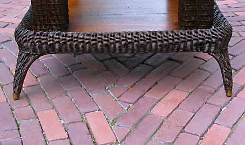 Antique Wicker Table