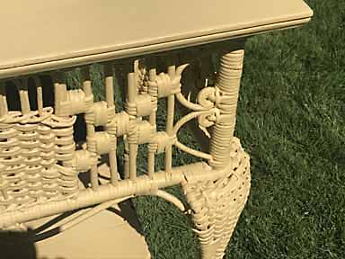 Antique Wicker Table