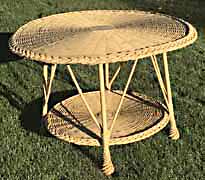 Antique Wicker Table