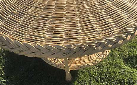 Antique Wicker Table
