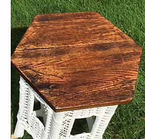 Antique Wicker Table