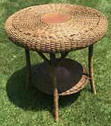 Antique Wicker Table