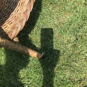Antique Wicker Table