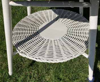 Antique Wicker Table