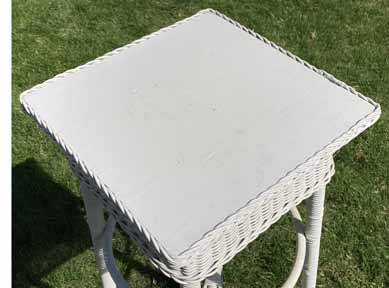 Antique Wicker Table