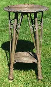 Antique Wicker Table
