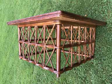 Antique Wicker Table