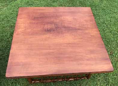 Antique Wicker Table